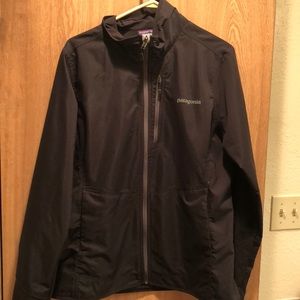 Black Patagonia jacket.